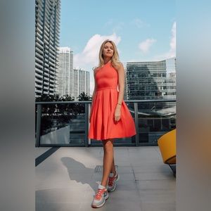Baby doll woman midi dress